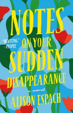 Notes on your sudden disappearance  Cover Image